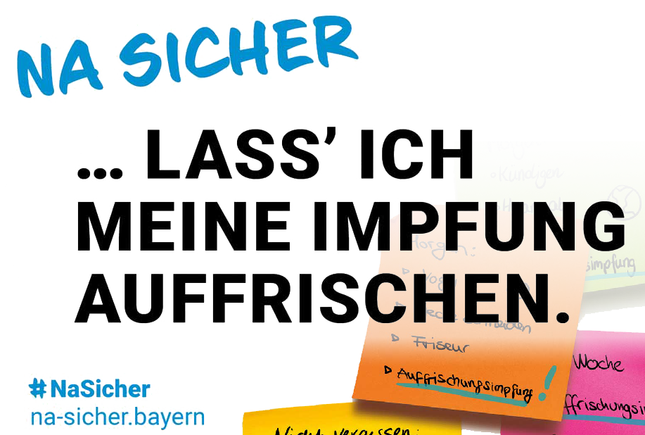 Na sicher lass' ich meine Impfung auffrischen.