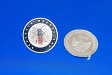 5-Euro-Sammlermünze "Rostrote Mauerbiene"